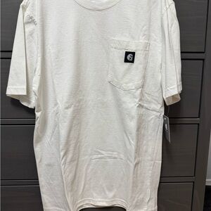 Hurley-Carhartt White Short Sleeve Tee with Pocket